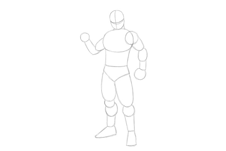 堡垒之夜 乌鸦皮肤的详细画法步骤-图13