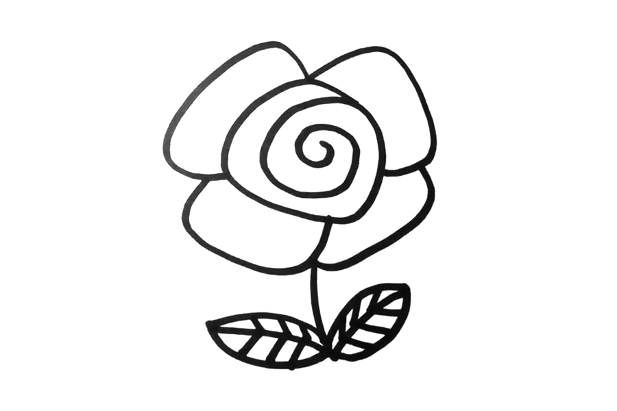 漂亮的花朵怎么画-图3