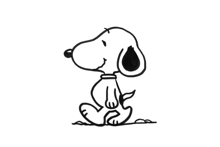 简单的史努比画法步骤-图6