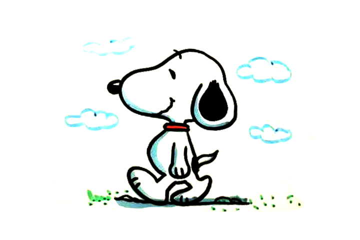 简单的史努比画法步骤