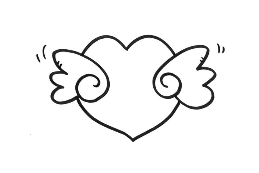 漂亮的爱心怎么画-图4