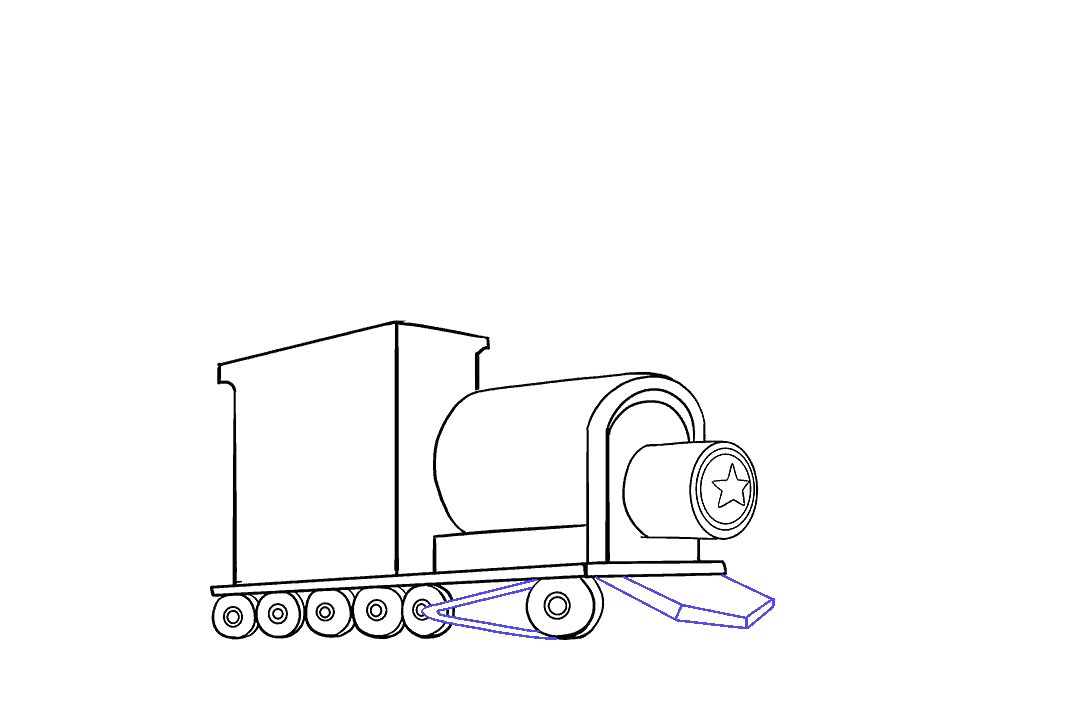 怎样画火车简笔画-图8