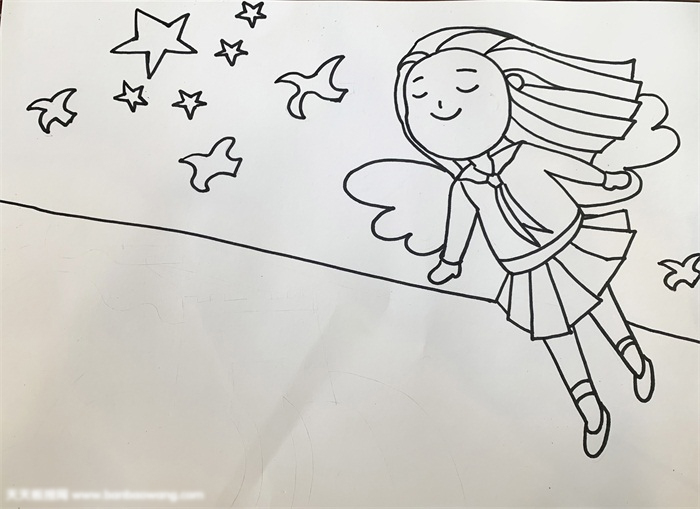 心中的祖国图画怎么画-图2