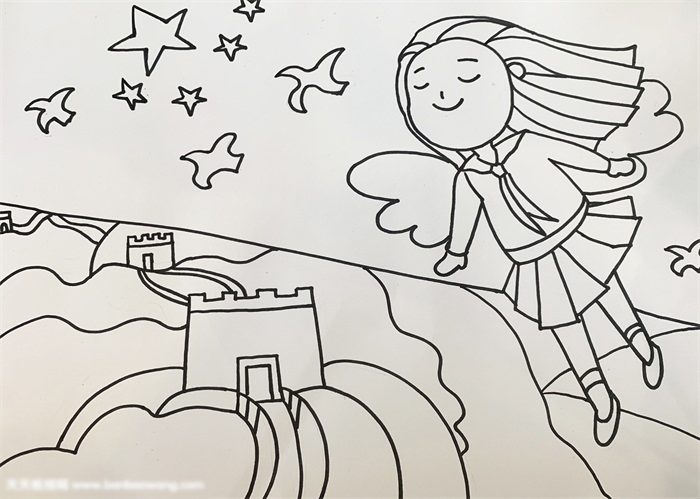 心中的祖国图画怎么画-图3