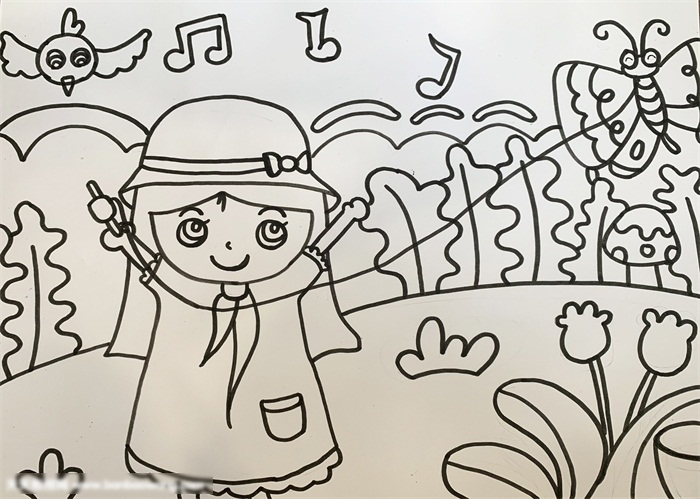 最简单的一幅春天的画-图3