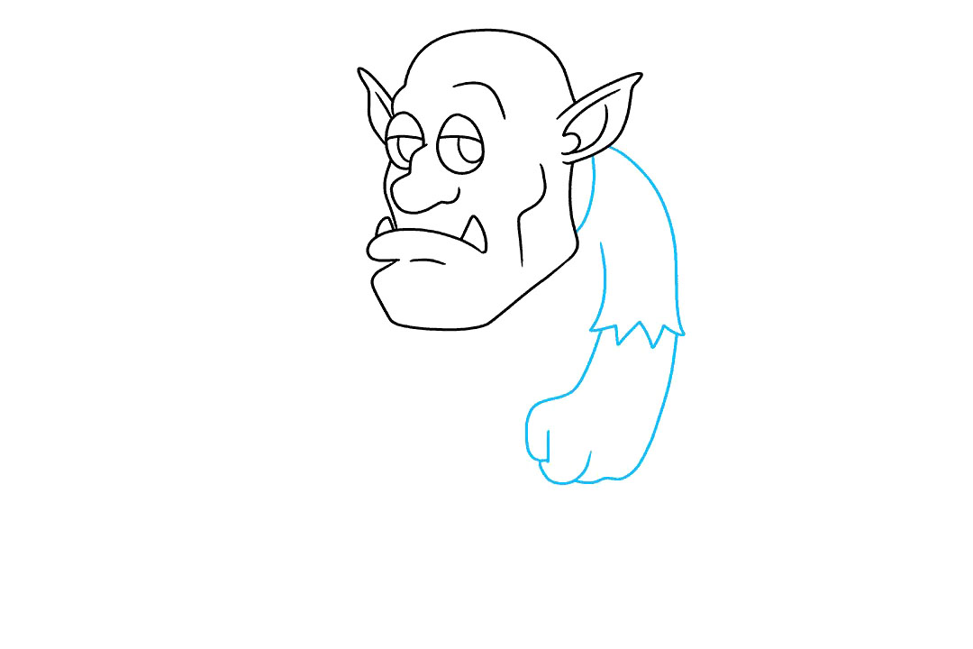 如何画绿巨魔简笔画-图6