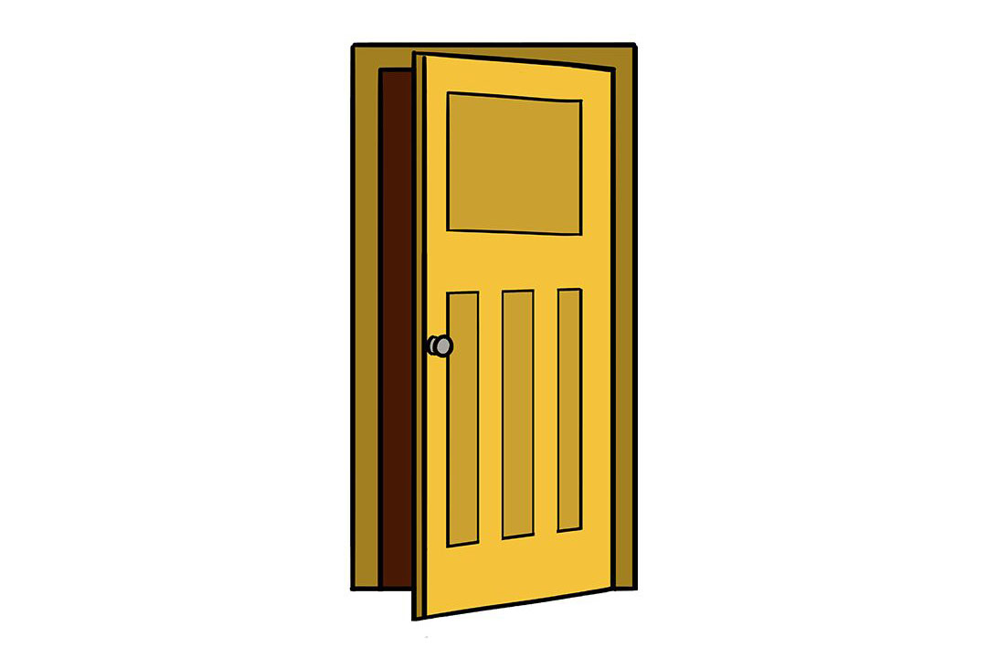 怎么画门的简笔画