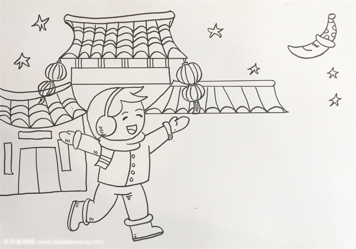 春节绘画作品-图2