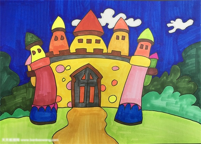 童话王国绘画教程