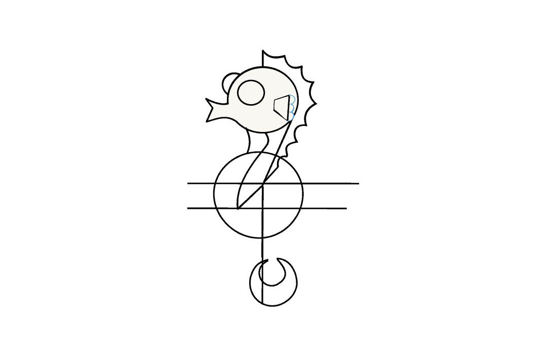 海马怎么画-图11