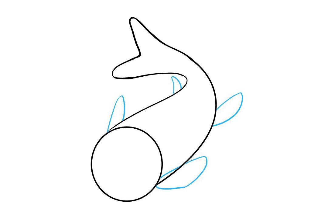 如何画锦鲤鱼简笔画-图4