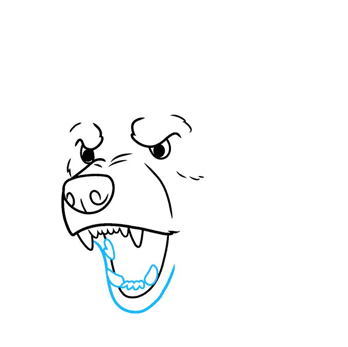 生气的熊大怎么画-图5