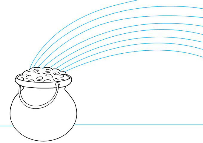 一袋金子简笔画怎么画-图9