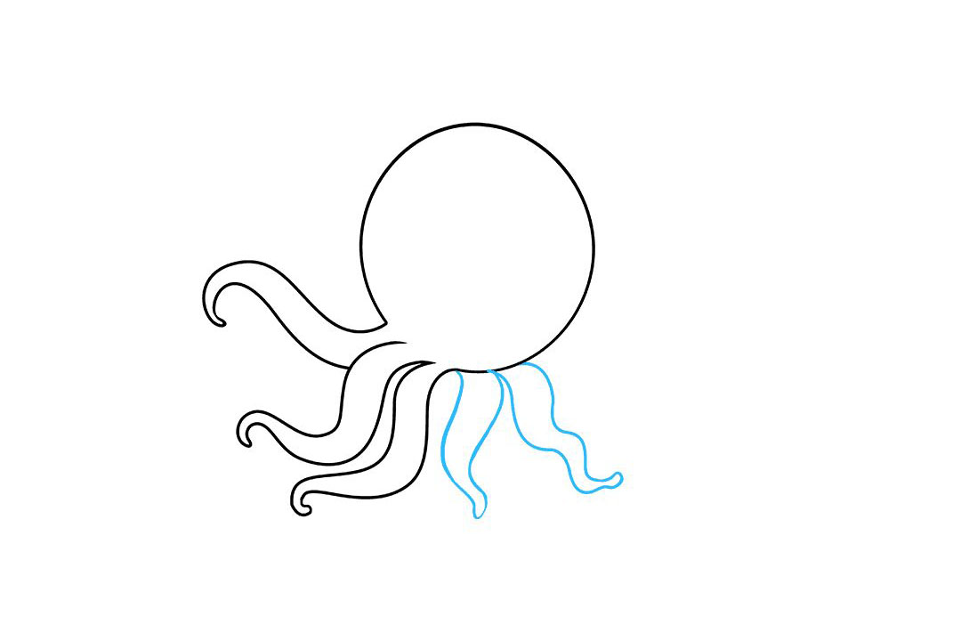 如何画可爱的章鱼简笔画-图5
