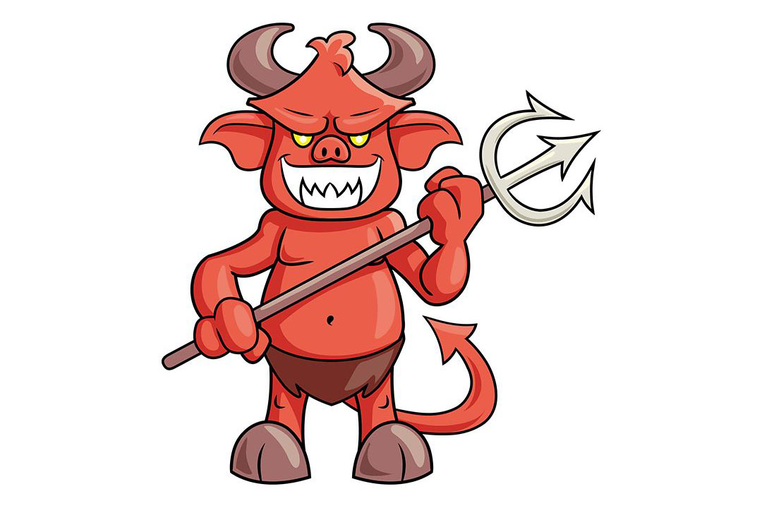 如何画卡通魔鬼简笔画