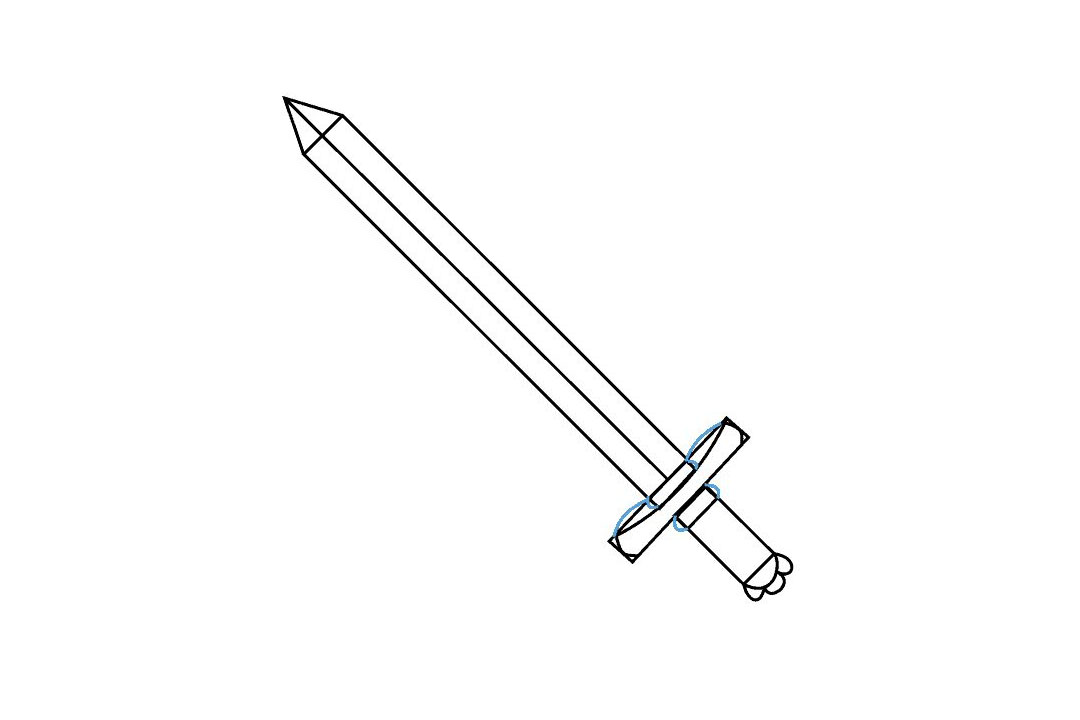 玩具宝剑的画法-图7