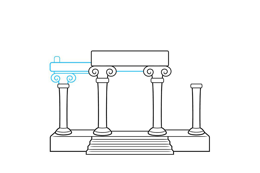如何画博物馆大楼简笔画-图6