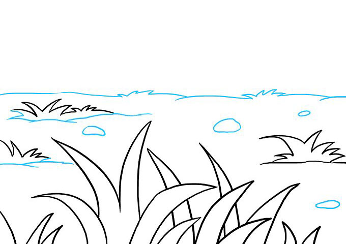 春天草地的画法-图9