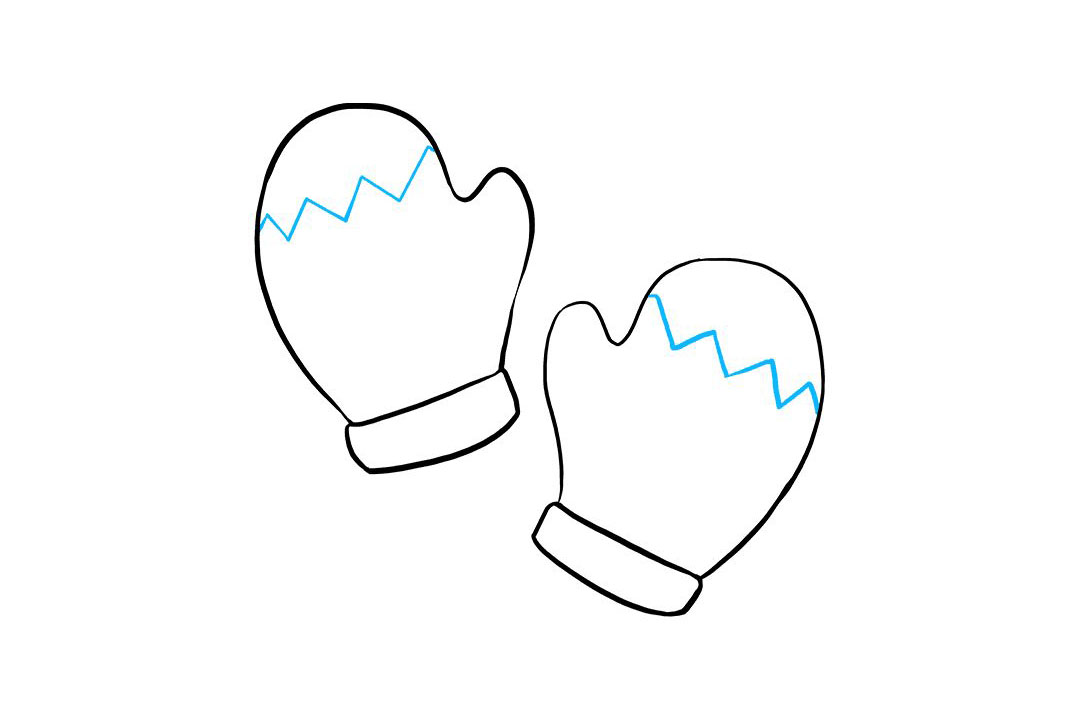 连指手套怎么画-图4