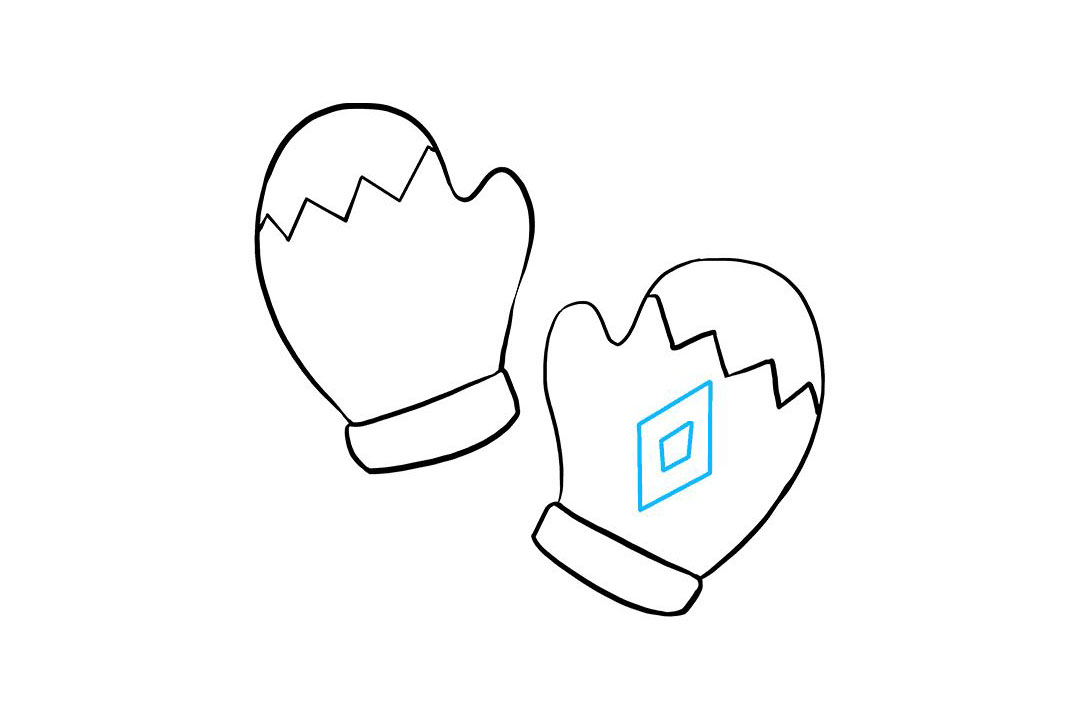 连指手套怎么画-图5