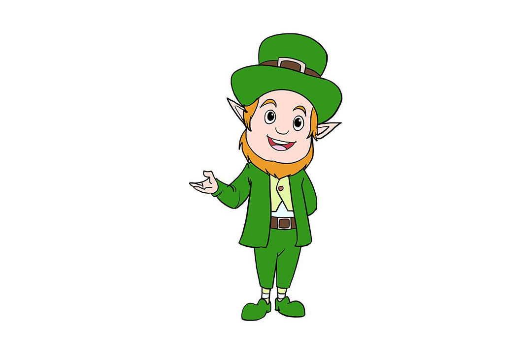 怎么画动漫人物-绿色小妖精