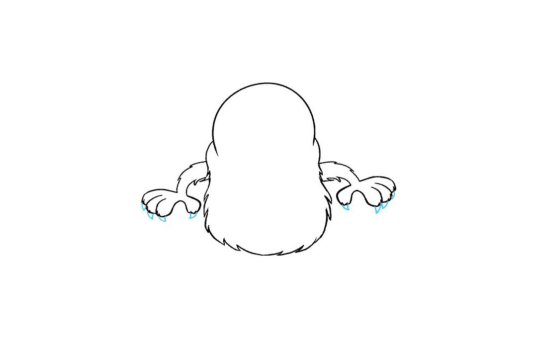 如何画卡通怪兽简笔画-图8