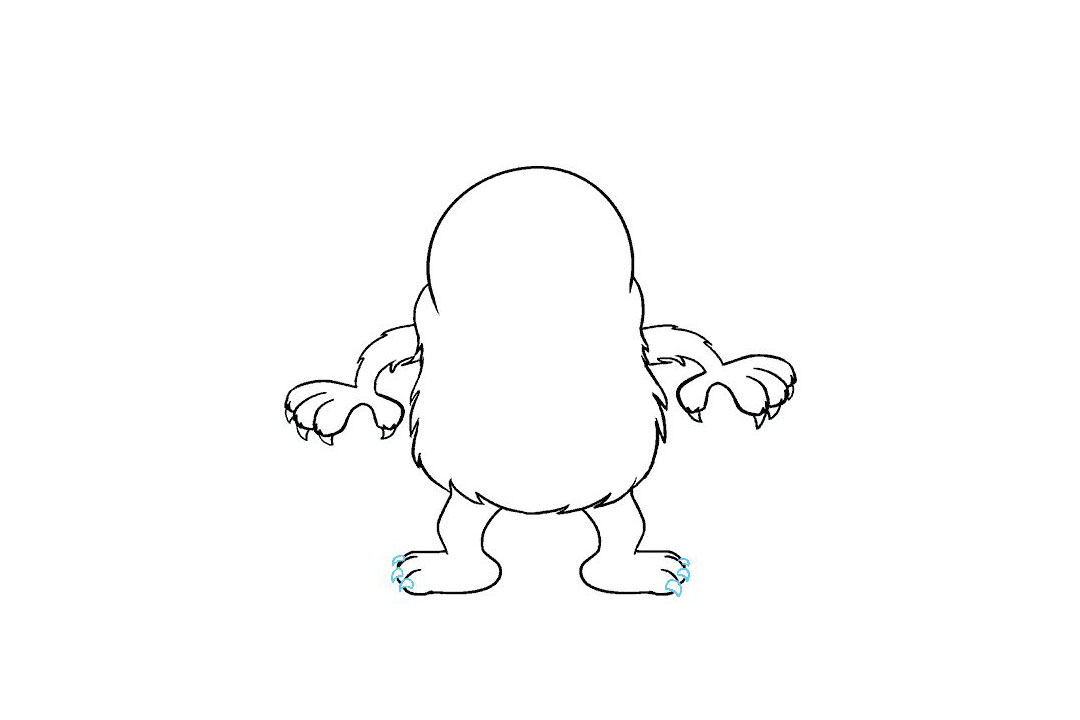 如何画卡通怪兽简笔画-图11