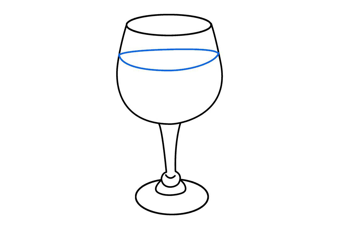 红酒杯怎么画-图8