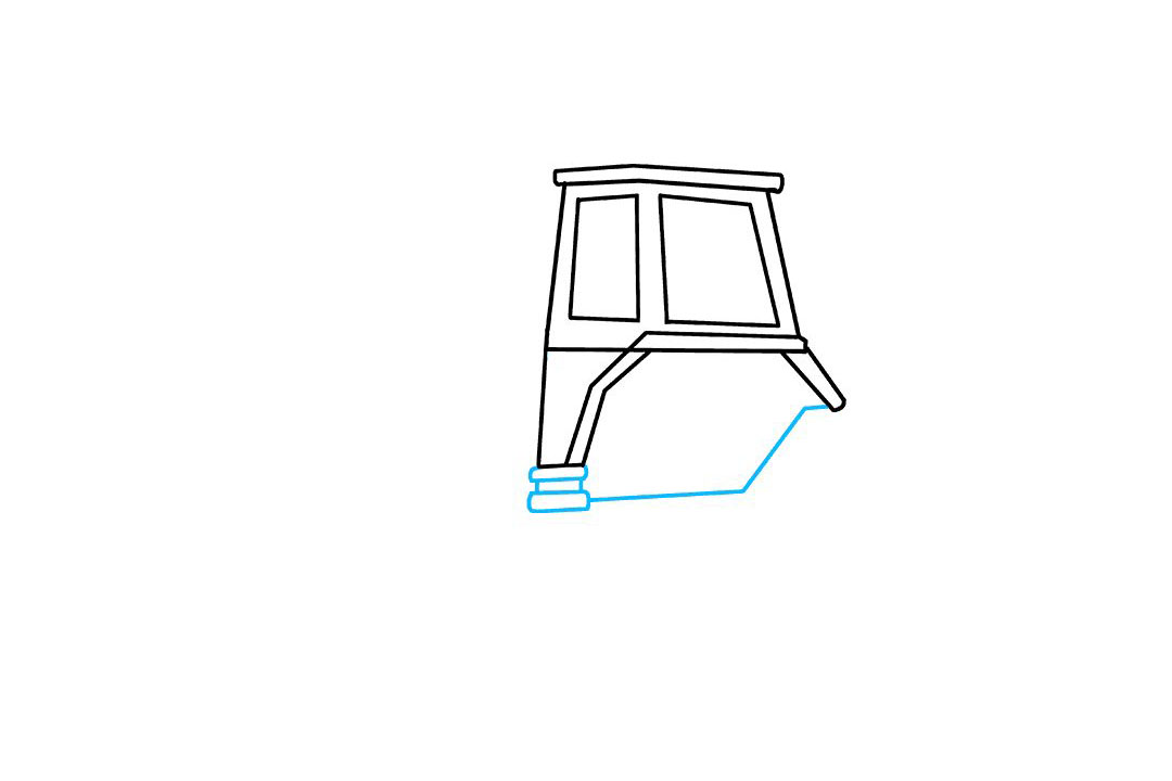 如何画拖拉机简笔画-图5