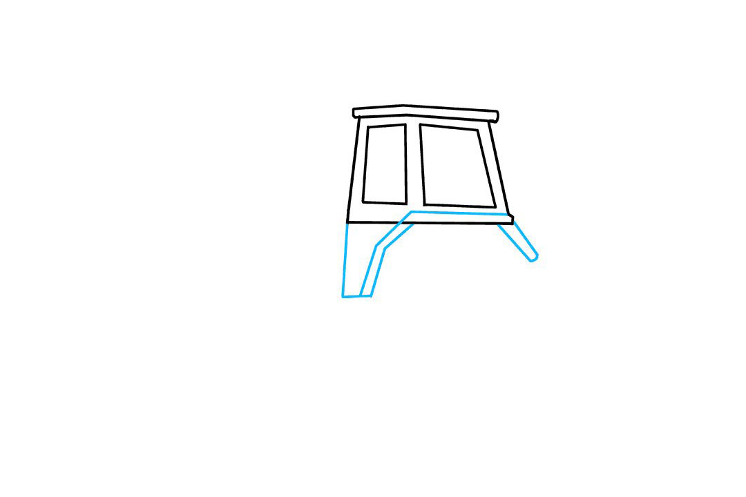 如何画拖拉机简笔画-图4