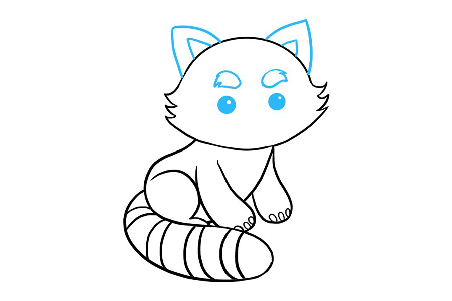 如何画小熊猫-图8