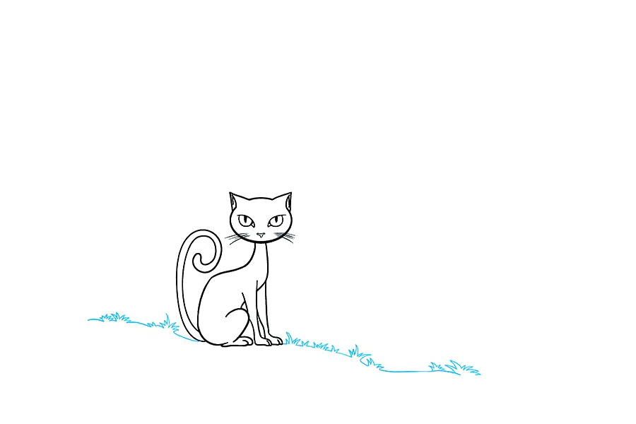 如何画一只黑猫-图7