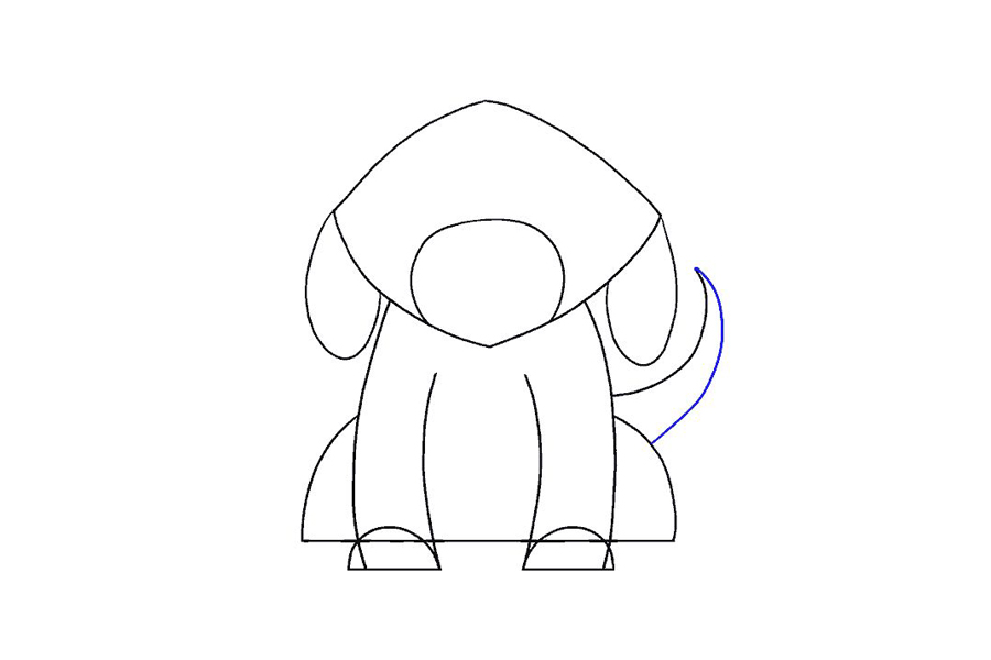 如何画一只简单的狗-图11