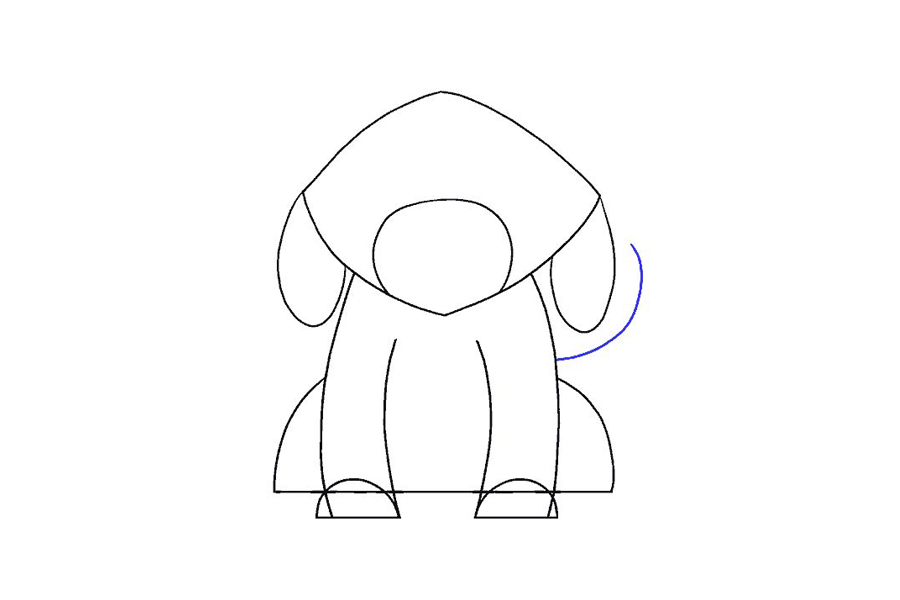 如何画一只简单的狗-图10