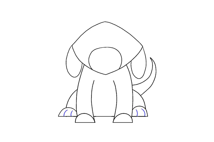 如何画一只简单的狗-图14