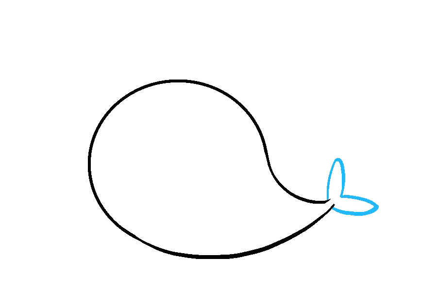 如何画一只可爱的独角鲸-图4