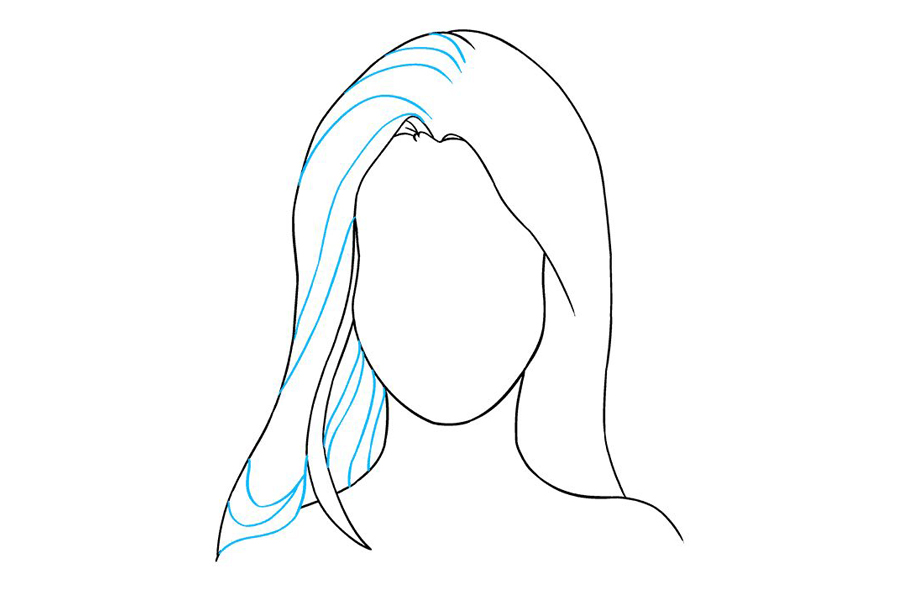 如何画美女头像-图6