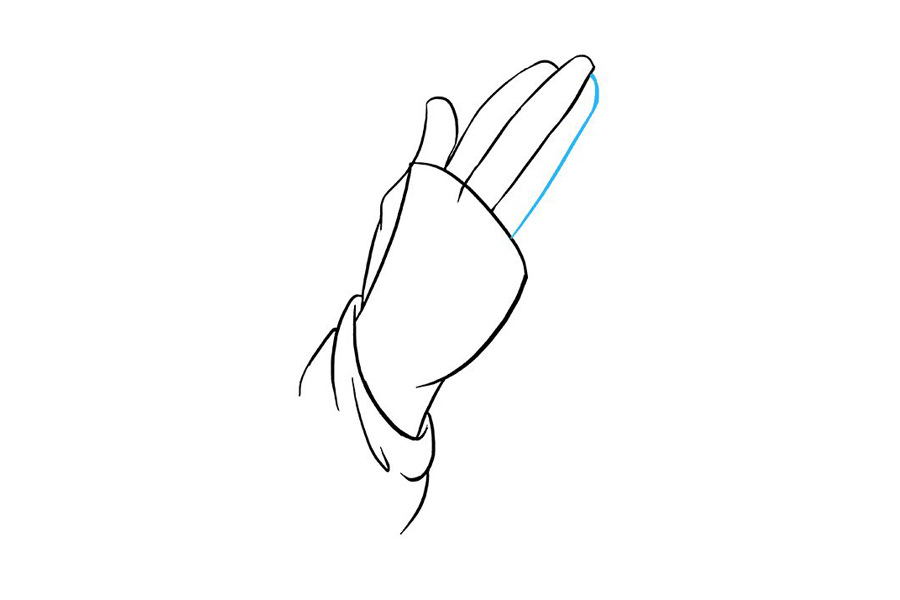 如何画祈祷的手-图5