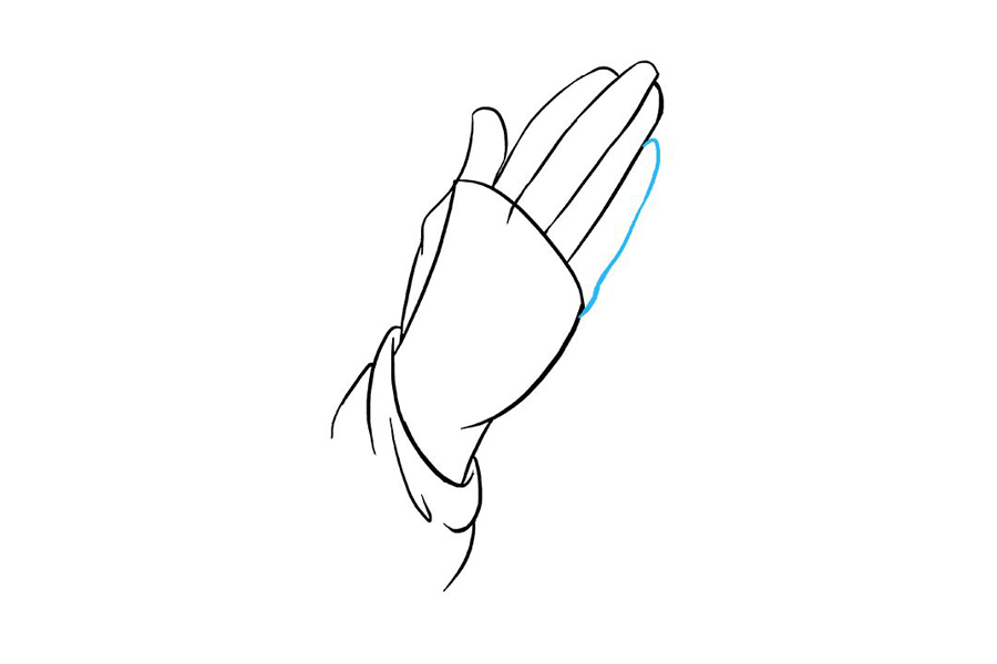 如何画祈祷的手-图6