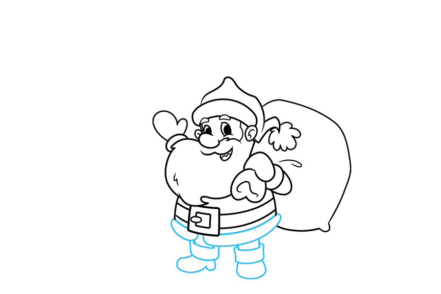 如何画圣诞贺卡-图6