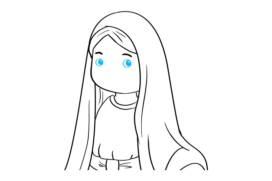 如何画圣母玛利亚-图8