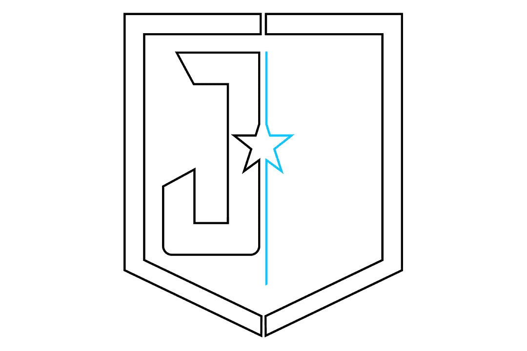 正义联盟标志怎么画-图8