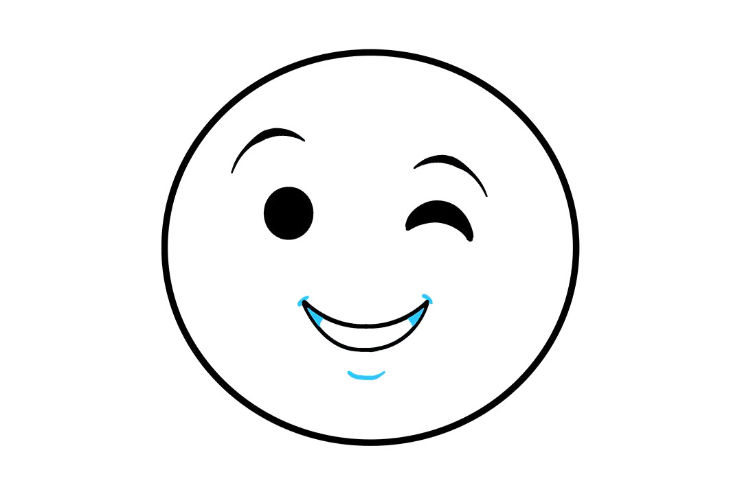 微笑表情怎么画-图5