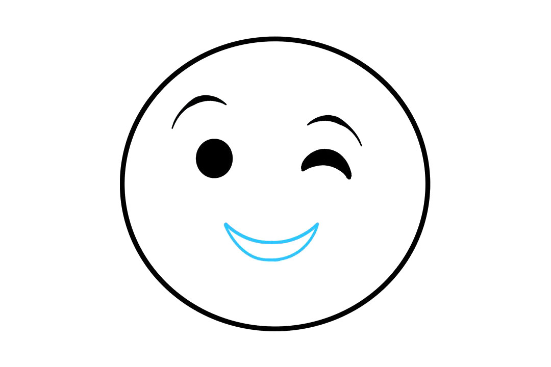 微笑表情怎么画-图4