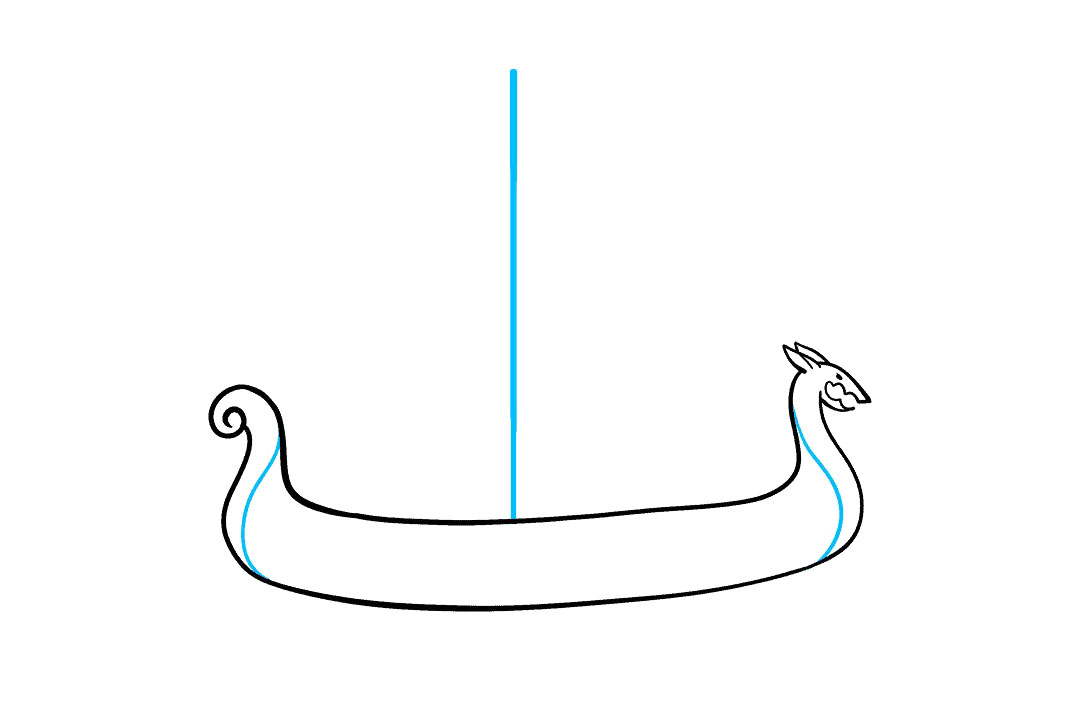 如何画海盗船简笔画-图3