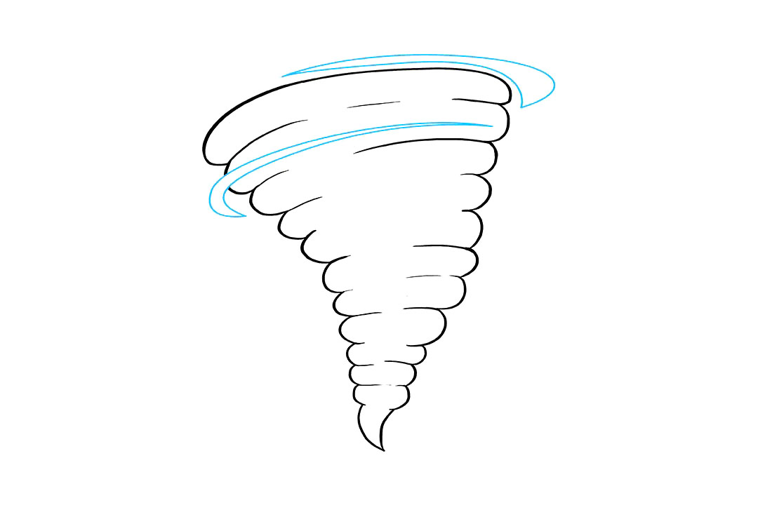 如何画龙卷风简笔画-图7