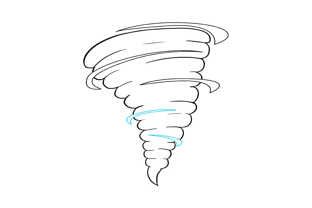 如何画龙卷风简笔画-图9