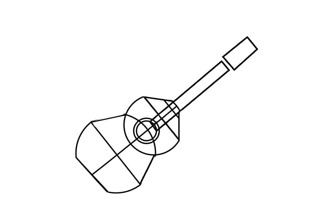 如何画吉他简笔画-图7