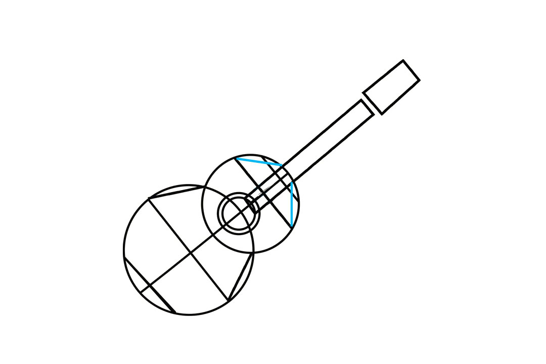 如何画吉他简笔画-图6