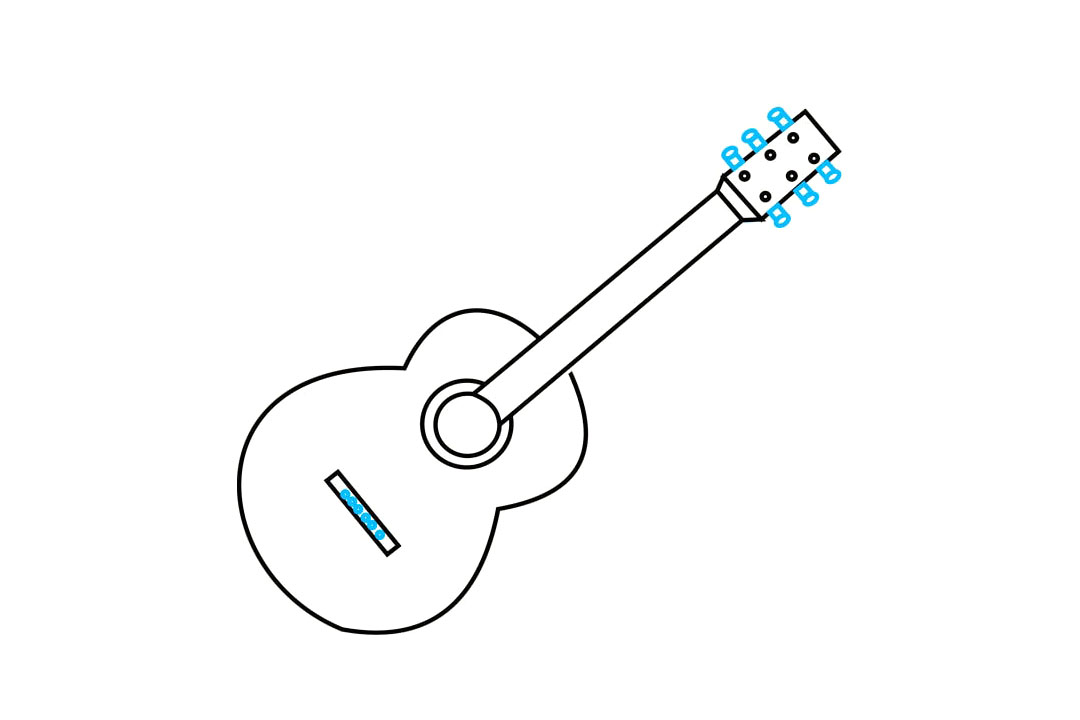 如何画吉他简笔画-图10